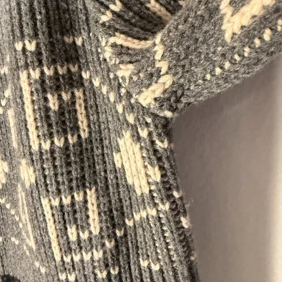 Pendleton WOMEN'S WESTERLEY CARDIGAN Grey and Black Size Medium Womens - Picture 7 of 9